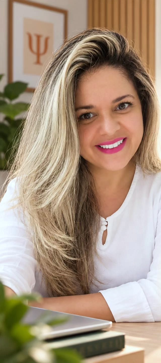 Luanna Lara em seu consultório
